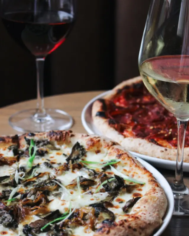 Slice into happiness 🍕✨
Happy Hour just got better... your favourite pizza + shareables for half the price. Did we mention $10 wine by the glass as well? 

Catch us Tuesday–Friday | 4–6 pm