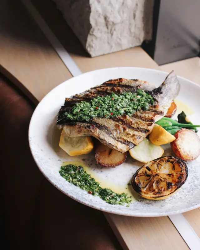 Fresh from the grill, straight to your table. Our butterflied branzino is served with rapini, roasted new potatoes, chimichurri + grilled lemon. Light, flavourful, and unforgettable. It’s the kind of dish that steals the spotlight. 🍋✨

Time is ticking… reserve your spot before it’s gone!